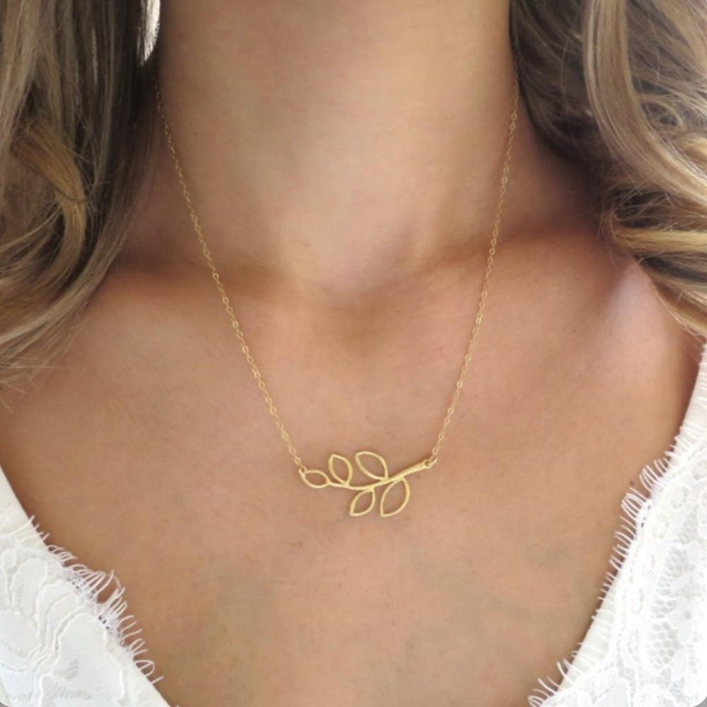 Gold Leaf, Heart, and Owl Pendant Necklaces